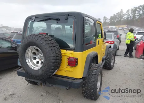 2000 Jeep Wrangler Sport z USA, uszkodzony, nr VIN 1J4FA49S8YP762461